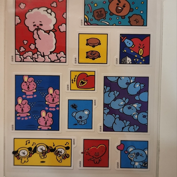 BT21 Sticker Sheet NWT *FREE with any other BT21 purchase* - Picture 5 of 5